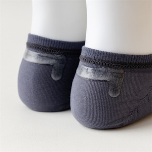 Men's Pure Cotton Invisible Socks Anti Slip Solid Color Summer Boat Socks Regular Casual Socks Youth 18-40 - Product Image 4