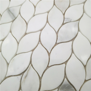 Gạch Khảm Đá Cẩm Thạch Thiết Kế Mới X 12-Inch Đá Cẩm Thạch Đánh Bóng Lưới Gắn Tường Gạch Khảm - Product Image 1