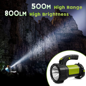 Linterna de Pesca GreenLight Impermeable IP66 6000K Luz Diurna CRI 100 50000 Horas de Duración Regulable Recargable por USB con Batería de Litio para Camping - Product Image 5