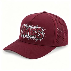 High Quality Custom Vintage White Acrylic <b>Flat</b> Bill Baseball Cap Hip Hop <b>Hat</b> Santa Snapback Outdoor Sports <b>Hat</b> - Product Image 1
