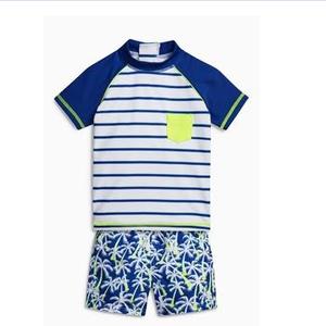 Productos de Proveedores Chinos: Conjuntos de Camiseta y Pantalones Cortos a Rayas para Bebés - Product Image 1