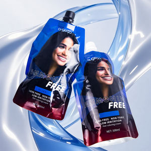 Tinte de <span class=keywords><strong>pelo</strong></span> personalizado OEM 500ml * 2 paquetes de crema de <span class=keywords><strong>color</strong></span> negro sin amoníaco para mujeres y hombres tinte de <span class=keywords><strong>pelo</strong></span> OEM ODM - Product Image 5