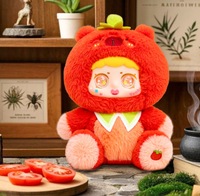 2025 nouvelle Collection Original haute qualité mignon fruits animaux Macaron vinyle en peluche jouet mode porte-clés poupée pendentif boîte aveugle