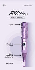 Stylo Picoseconde 2026 pour usage domestique, élimination des tatouages des sourcils, des taches de rousseur, des taches brunes et des verrues, Mini <span class=keywords><strong>Pico</strong></span> FPen Ace avec brosse de nettoyage - Product Image 5