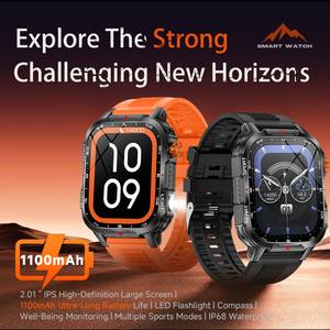 女性用IP68防水X35スマートウォッチ1020mAh大型バッテリーBTコールメッセージプッシュスポーツ屋外サイクル管理スクエア - Product Image 3