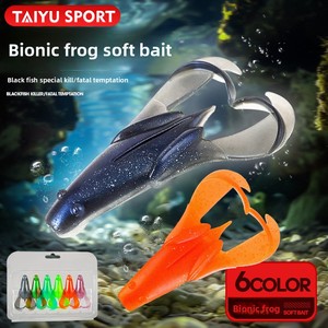 Leurre souple flottant en TPE pour surface, type <span class=keywords><strong>popper</strong></span>, 7cm 7g, ciblant le <span class=keywords><strong>black</strong></span> <span class=keywords><strong>bass</strong></span> et le poisson mandarin, avec 6 hameçons - Vente en gros - Product Image 2