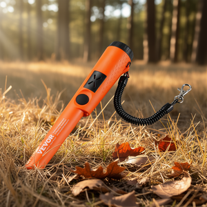 Détecteur de métaux portatif Vevor, profondeur de détection de 1,96 pouce, semi-étanche, sonde de chasse au trésor pour adultes et enfants - Product Image 2