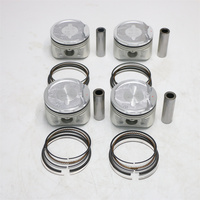Kit de piston avec segments 79,5 mm pour Renault Dacia K4M.760 1,6 L 16V I4 Essence Clio Megane Scenic Laguna 120100796R 7701476930