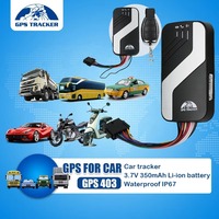 Rastreador GPS COBAN GPS403D 403C Impermeable 4G LTE 2G GSM con Alarma LBS ACC, Aplicación Android e IOS, Visualización de Rastreo por PC para Camiones