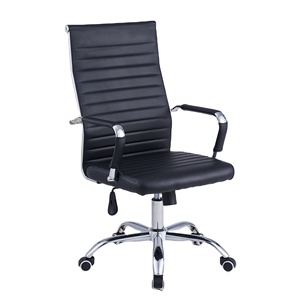 Chaises de Bureau Ergonomiques Pivotantes de Direction à Hauteur Réglable avec Appui-Tête Pliable en Métal et Acier Fer Design Moderne 30 Jours 10 kg - Product Image 1