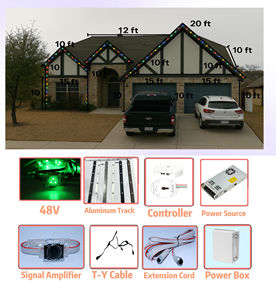 2700-6000k ucs2904 גן בסגנון גן קישוט אור אפליקציה חכמה קבועה חיצונית הוביל אורות eive - Product Image 2