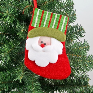 LONGSTAR Décoration de Noël Fournitures Chaussettes Sac Cadeau Bonbons Enfants Petites Chaussettes Arbre de Noël Suspendus Père Noël Chaussettes - Product Image 3
