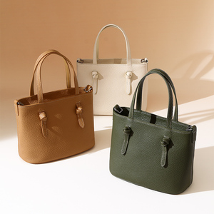 véritable souple et tendance pour femmes sac à bandoulière en <span class=keywords><strong>cuir</strong></span> véritable à motif de litchi vintage haut de gamme pour femmes - Product Image 1