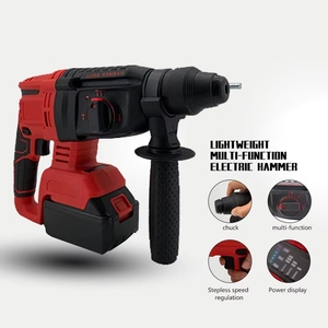 <span class=keywords><strong>Martillo</strong></span> Perforador Rotatorio Inalámbrico de 18V para Demolición Industrial, 4 Modos, Mango Auxiliar, Embrague de Seguridad, Compatible con Motor sin Escobillas - Product Image 5