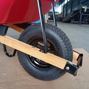 Heavy Duty 16inch Llanta Completa <strong>Wheels</strong> for Wheelbarrow 4.00-8 Tire Garden 8inch Triangle Metal Rim Pneumatic Rubber air <strong>Wheel</strong> - Product Image 5