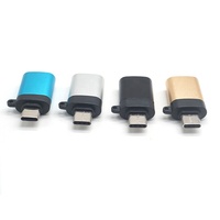On the go USB3.1 USB C vers USB A adaptateur mâle vers femelle USB 3.0 femelle vers type-c OTG mâle connecteur avec porte-clés