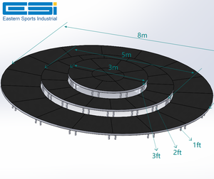 Palco Portatile Mobile per Eventi GT <span class=keywords><strong>Stage</strong></span> con Truss per Illuminazione in Alluminio per Performance a Costo Contenuto - Product Image 3