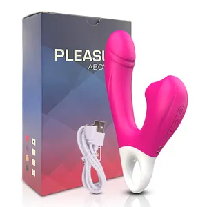 2 In 1 Dildo Vibrator Clitoralis Stimulator With 10 Vibration Modes Clitoral G Spot Realistic Dildo Vibrator For Women