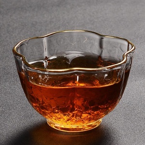 แก้วชิมชากังฟูขอบทองแบบพิเศษถ้วย<span class=keywords><strong>ชา</strong></span>ทำจากแก้ว - Product Image 6