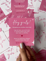 Carte de remerciement personnalisée avec logo imprimé, carte de vœux en papier pour petites entreprises, mariage, fête, vente en gros