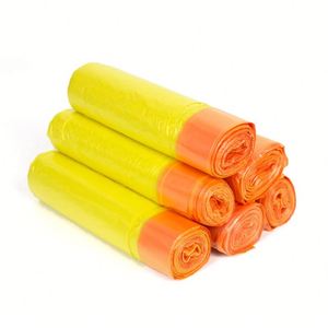 Venta Directa de Fábrica, Bolsas de Basura de Plástico HDPE PLA con Cordón, Tamaño y Color Personalizados - Product Image 3