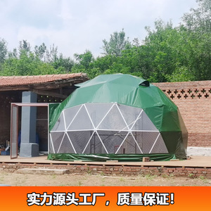 Outdoor Geodesic Dome <b>Tent</b> 5m Diameter 20sqm Four-season Living Space Rainproof Windproof UV Protection - Product Image 2