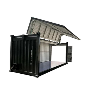 Contenedor de acero seco de 20 pies con puerta lateral abatible, doble apertura y resorte de gas, contenedores de envío High Cube de apertura lateral - Product Image 2