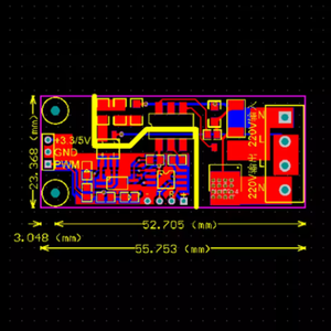 Régulateur de vitesse de moteur de régulateur de gradation <span class=keywords><strong>PWM</strong></span> régulateur de tension AC 220V régulateur de tension Module d'isolation de thyristor sortie E/S - Product Image 2