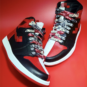 Stampa a sublimazione personalizzata Olian piatte SB schiacciate di marca lacci per scarpe con motivo Paisley bandane colorate lacci per scarpe da ginnastica - Product Image 5