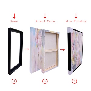 Pintura al Óleo Islámica Árabe Antigua Hecha a Mano 45850, Pintura al Óleo del Corán Árabe 45850 45850 - Product Image 2