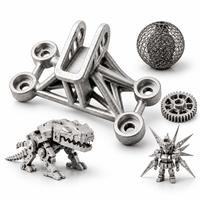 Services d'impression 3D métallique de haute précision de qualité industrielle pour figurines, modèles de voitures/avions, dioramas - Acier inoxydable, aluminium