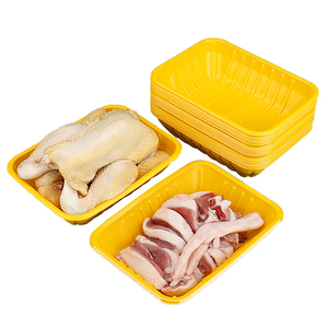 ถาดพลาสติก PP แบบใช้แล้วทิ้งสำหรับบรรจุไก่ย่าง ซูชิ สลัด พิซซ่า และบะหมี่ - Product Image 1