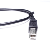 Kabel Printer USB 2.0 B Male ke Panel Mount B Female, Kabel Ekstensi Tipe-B untuk Komputer & Peralatan Industri