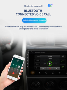 Bqcc 9 "carpay android13 xe stereo 1/32GB 2/64GB Wifi GPS navigation AV-OUT ASP chia màn hình phương tiện truyền thông 2 Din Xe DVD Player 9090 - Product Image 3