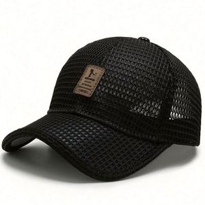 Wholesale Summer <b>Sunscreen</b> Baseball Cap New Breathable Mesh Outdoor Travel Mesh Sun Hat Baseball Cap for Men - Product Image 3