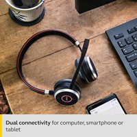 Jabra Evolve 65 MS Mono Casque Sans Fil Supra-Auriculaire pour Musique et Réunions