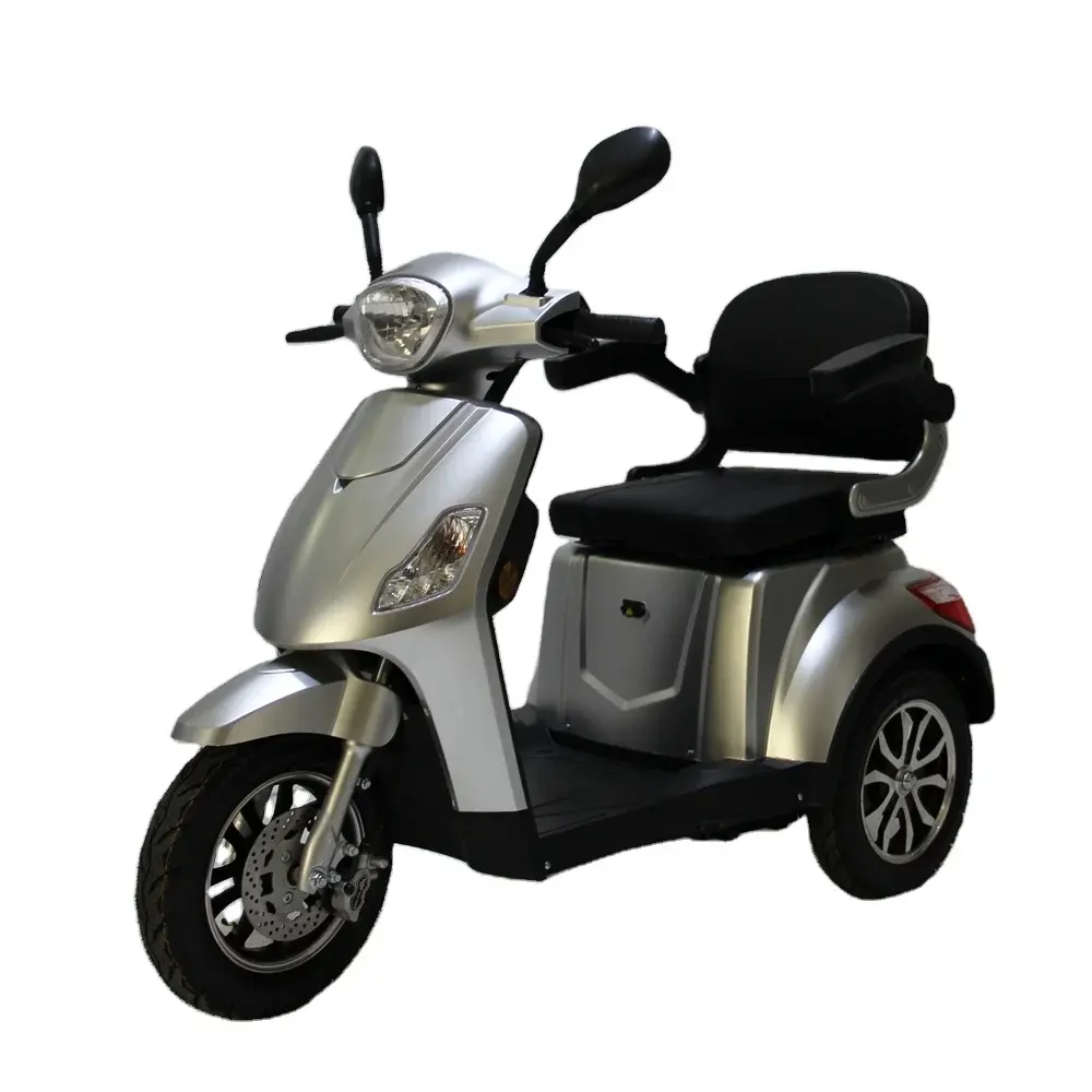 Güçlü yetişkin 3 tekerlekli üç tekerlekli greenpower handikap elektrik motorlu scooter