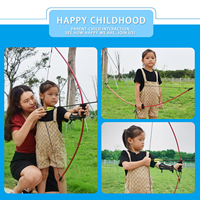 Ensemble d'arc et de flèches Nika Archery pour enfants, entraînement au tir sur cible avec protection, arc recurve démontable pour débutants