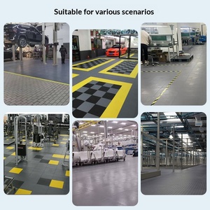 Dalles <span class=keywords><strong>de</strong></span> <span class=keywords><strong>sol</strong></span> emboîtables industrielles en caoutchouc et plastique <span class=keywords><strong>pour</strong></span> garage et couverture <span class=keywords><strong>de</strong></span> drain <span class=keywords><strong>de</strong></span> stationnement, revêtement <span class=keywords><strong>de</strong></span> <span class=keywords><strong>sol</strong></span> extérieur en PVC - Product Image 6