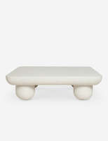 Table d'appoint extérieure moderne en béton haut de gamme du fabricant OEM, durable et étanche, pour villa, appartement, cour et présentation en magasin