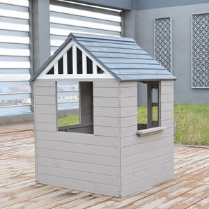 Casa de Juegos de Madera para Niños, Casa de Juegos Infantil de Madera para Exteriores - Product Image 1