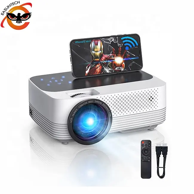 EASUNTECH film touch digital multimedia cinema movies video home theater lcd led portable mini wifi smart android projectors