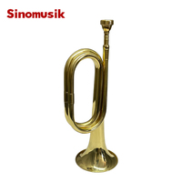 Sinomusik Brand Yellow Brass Bugle Musical Instruments for Sale