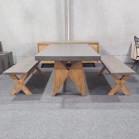 Vietnam esische Keramik langlebige Esstisch und Stuhl Set Beton Design Möbel Lieferanten aus Vietnam