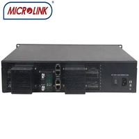 Modulateur IP vers analogique 64-en-1, 32/48/64 canaux, modulateur numérique RF QAM CATV avec multiplexeur-écransseur pour centre de diffusion de télévision par câble