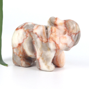 Vente en gros de sculptures d'éléphants en cristal de guérison de haute qualité pour la décoration de la maison - Product Image 4