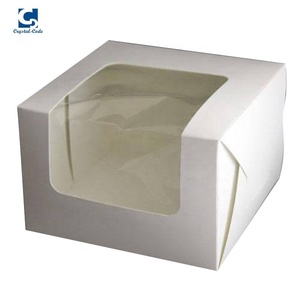 Scatole pasticceria carta da forno con confezione regalo finestre finestra personalizzata coperchio trasparente Macaron Cupcake scatola per ciambelle alimentari - Product Image 6