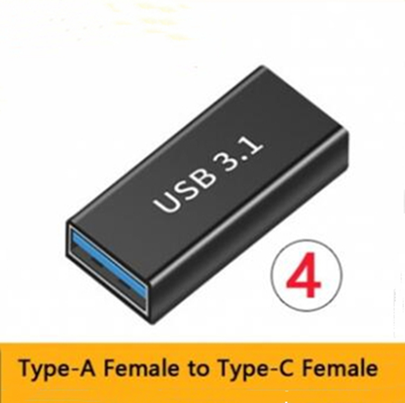 USB A femelle à USB C femelle