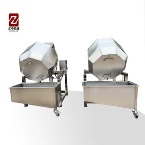 Octagonal Snacks Seasoning Mixer Machine Food Flavoring Machine