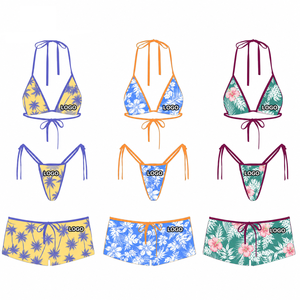 Produttore di Costumi da Bagno Personalizzati Premium: Costume a Righe, Pantaloncini da Bagno da <span class=keywords><strong>Donna</strong></span>, Bikini con Charm e Logo, Costumi con Laccetti - Product Image 2